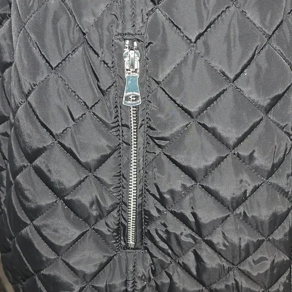 Calvin Klein Women's Quilted Black Hooded Jacket - Picture 10 of 16